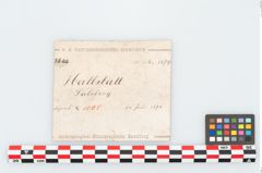 Etikett zu Keramikgefäß (NHMW-PRAE-003444)